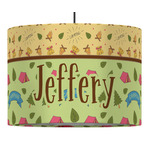 Summer Camping Drum Pendant Lamp (Personalized)
