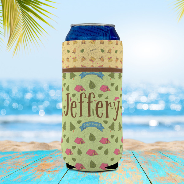 Summer Camping 16oz Can Sleeve - LIFESTYLE