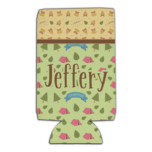 Summer Camping 16oz Can Sleeve - Set of 4 - FRONT