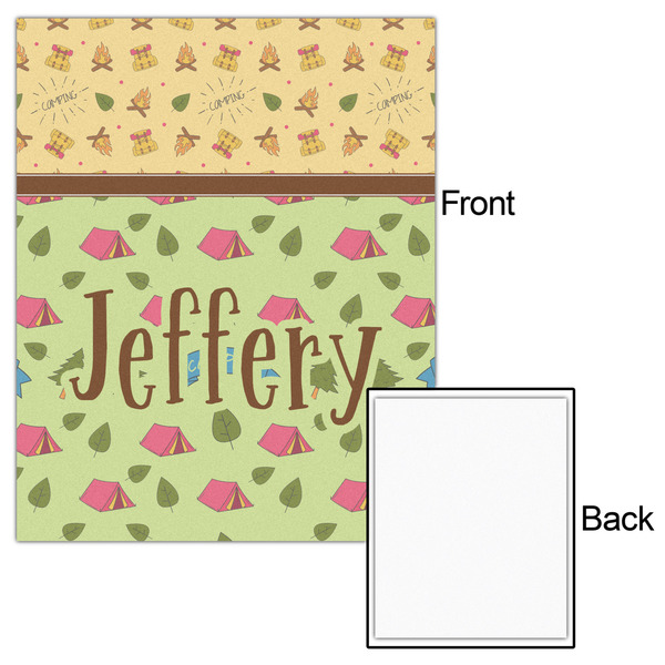 Summer Camping 16x20 - Matte Poster - Front & Back