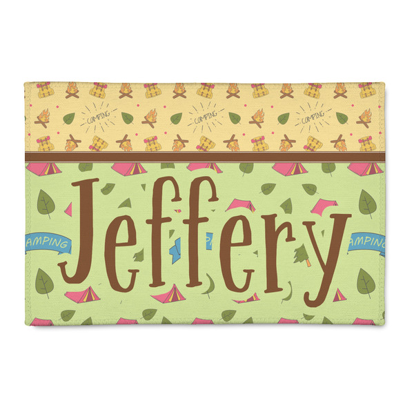 Custom Summer Camping 2' x 3' Patio Rug (Personalized)