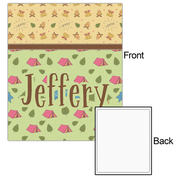 Summer Camping 20x24 - Matte Poster - Front & Back