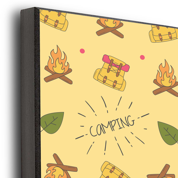 Summer Camping 20x24 Wood Print - Closeup
