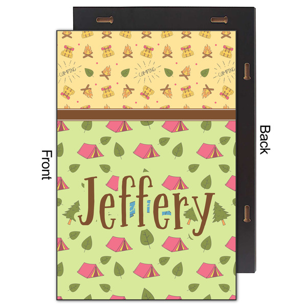 Summer Camping 20x30 Wood Print - Front & Back View