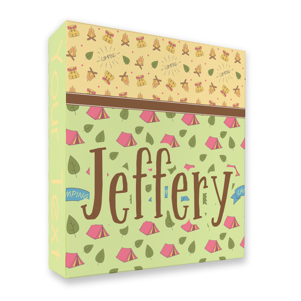 Custom Summer Camping 3 Ring Binder - Full Wrap - 2" (Personalized)