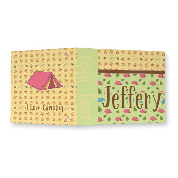 Summer Camping 3 Ring Binders - Full Wrap - 2" - OPEN OUTSIDE