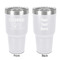 Summer Camping 30 oz Stainless Steel Tumbler - White - Double-Sided (Personalized)