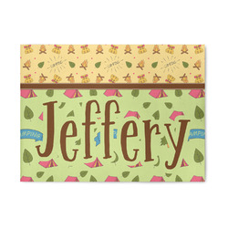 Summer Camping 5' x 7' Indoor Area Rug (Personalized)