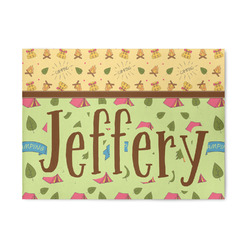 Summer Camping 5' x 7' Patio Rug (Personalized)