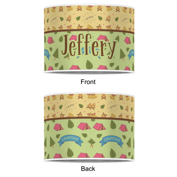 Summer Camping 8" Drum Lampshade - APPROVAL (Poly Film)