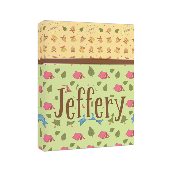 Summer Camping 8x10 - Canvas Print - Angled View