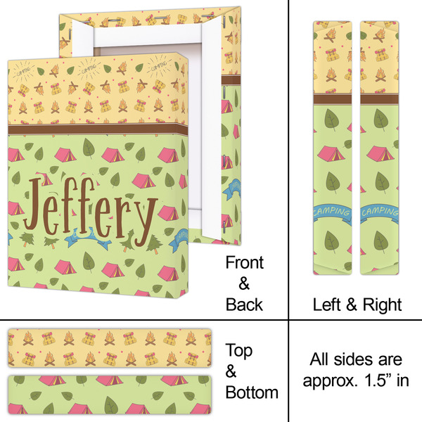 Summer Camping 8x10 - Canvas Print - Approval