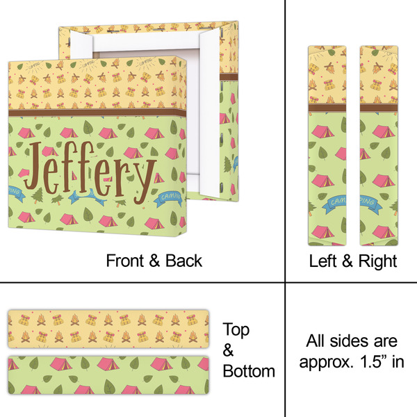 Summer Camping 8x8 - Canvas Print - Approval