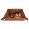 Summer Camping 9" x 9" Leatherette Snap Up Tray - STYLED