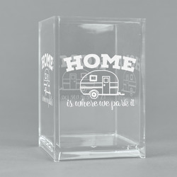 Summer Camping Acrylic Pen Holder