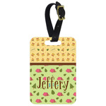 Summer Camping Metal Luggage Tag w/ Name or Text