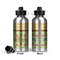 Summer Camping Aluminum Water Bottle - Front and Back