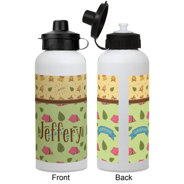 Summer Camping Aluminum Water Bottle - White APPROVAL