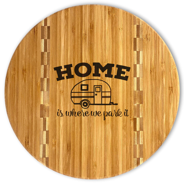 Custom Summer Camping Bamboo Cutting Board