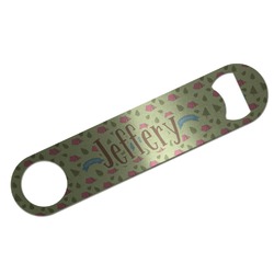 Summer Camping Bar Bottle Opener - Silver w/ Name or Text