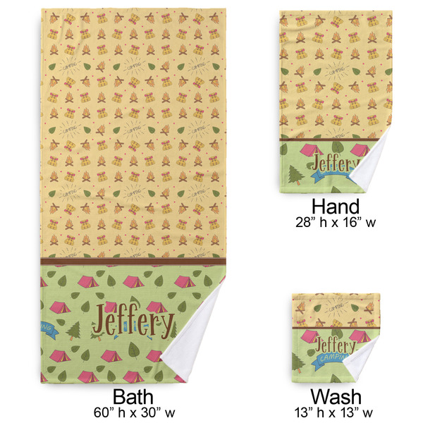 Summer Camping Bath Towel Sets - 3-piece - Approval