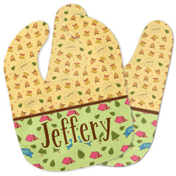 Summer Camping Baby Bib w/ Name or Text