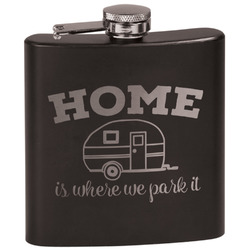 Summer Camping Black Flask Set