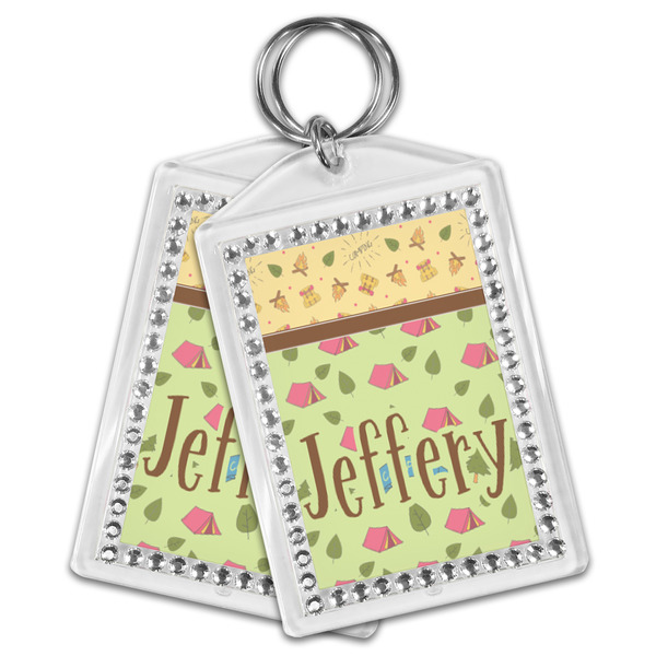 Summer Camping Bling Keychain - MAIN