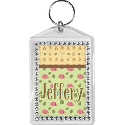 Summer Camping Bling Keychain (Personalized)