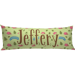 Summer Camping Body Pillow Case (Personalized)