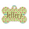 Summer Camping Bone Shaped Dog ID Tag (Personalized)