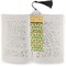Summer Camping Bookmark with tassel - In book