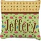 Summer Camping Burlap Pillow (Personalized)