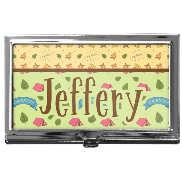 Custom Summer Camping Business Card Case