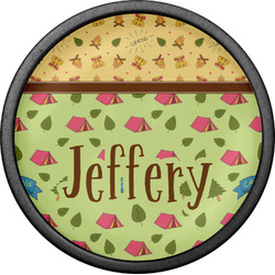 Summer Camping Cabinet Knob (Black) (Personalized)