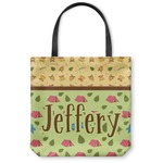 Summer Camping Canvas Tote Bag - Small - 13"x13" (Personalized)