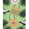 Summer Camping Canvas Tote Lifestyle Front and Back- 13x13