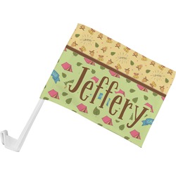 Summer Camping Car Flag - Small w/ Name or Text