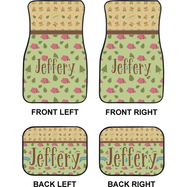 Summer Camping Car Floor Mats Set (2F + 2B)