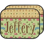 Summer Camping Car Floor Mats (Back Seat) (Personalized)