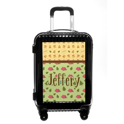 Summer Camping Carry On Hard Shell Suitcase (Personalized)