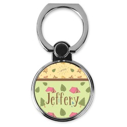 Summer Camping Cell Phone Ring Stand & Holder (Personalized)