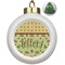 Summer Camping Ceramic Ball Ornament - Christmas Tree (Personalized)