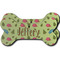 Summer Camping Ceramic Dog Ornament - Front & Back w/ Name or Text