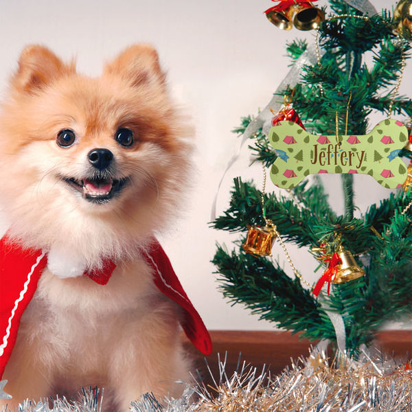 Summer Camping Ceramic Flat Ornament - Bone (LIFESTYLE)