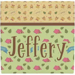 Summer Camping Ceramic Tile Hot Pad (Personalized)