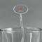 Summer Camping Clear Plastic 7" Stir Stick - Oval - Main