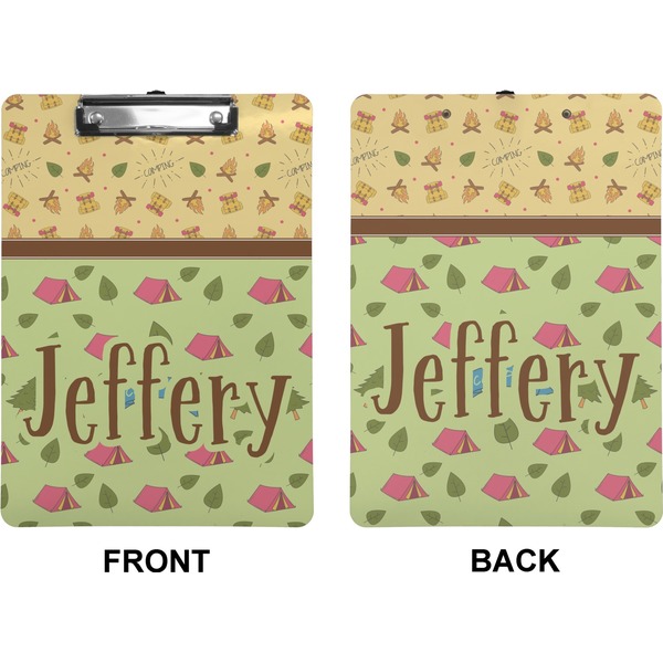 Summer Camping Clipboard (Letter) (Front + Back)