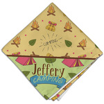 Summer Camping Cloth Dinner Napkin - Single w/ Name or Text