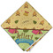 Summer Camping Cloth Napkins - Personalized Dinner (Folded Four Corners)